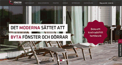 Desktop Screenshot of fonsterexperterna.se